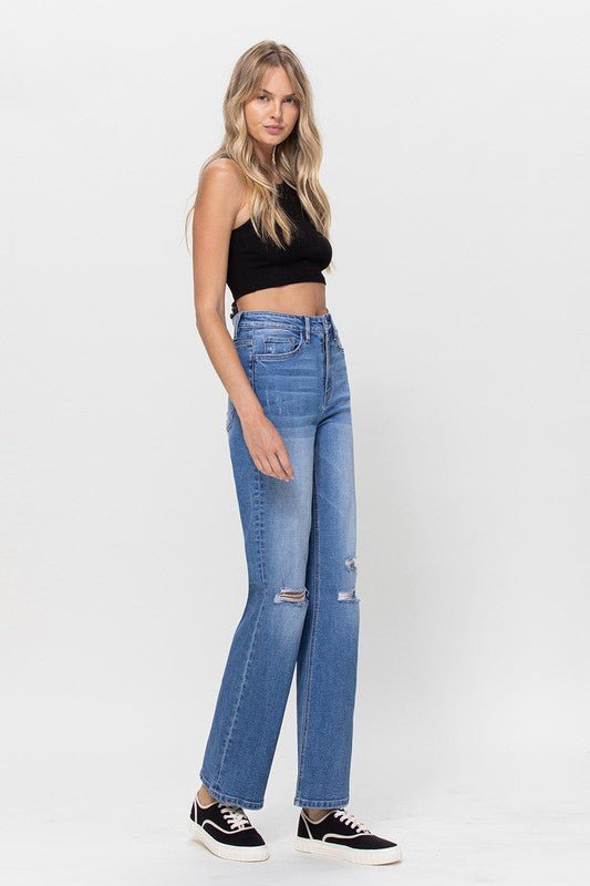 90's Dad Jeans Medium Denim - My Threaded Apparel | Online Women's Boutique - denim jeans