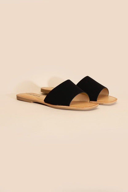 Airway-S Flat Slides - My Threaded Apparel | Online Women's Boutique - shoes