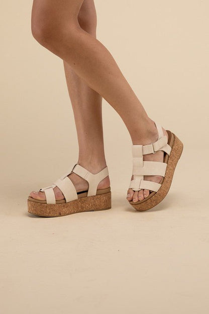 AMENDA Platform Sandal Wedge - My Threaded Apparel | Online Women's Boutique - shoes
