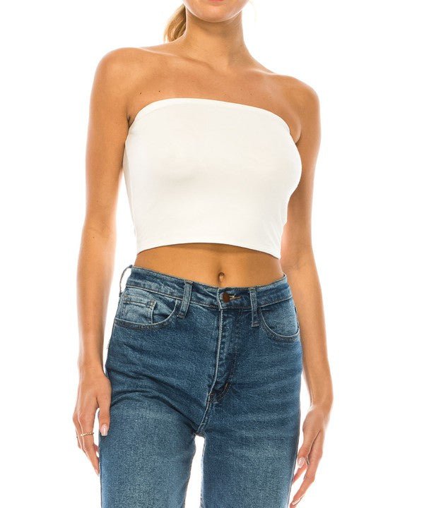 BAMBOO TUBE TOP NEW - My Threaded Apparel | Online Women's Boutique - Top