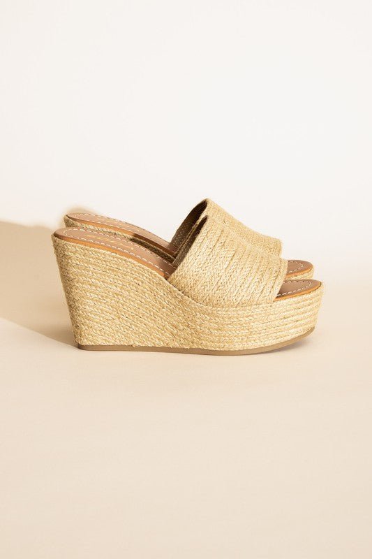 Bounty Wedge Platform Heels - My Threaded Apparel | Online Women's Boutique - shoes