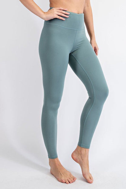 Butter Soft Basic Full Length Leggings - My Threaded Apparel | Online Women's Boutique - leggings