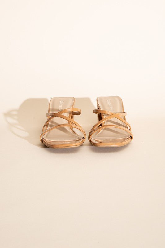 Crimp - S Mule Sandal Heels - My Threaded Apparel | Online Women's Boutique - sandal