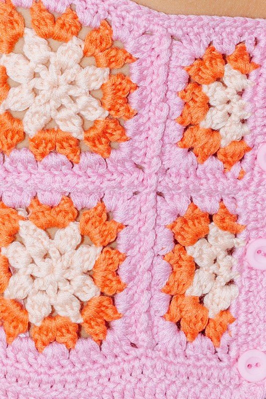 Crochet Crop Top - My Threaded Apparel | Online Women's Boutique - tops