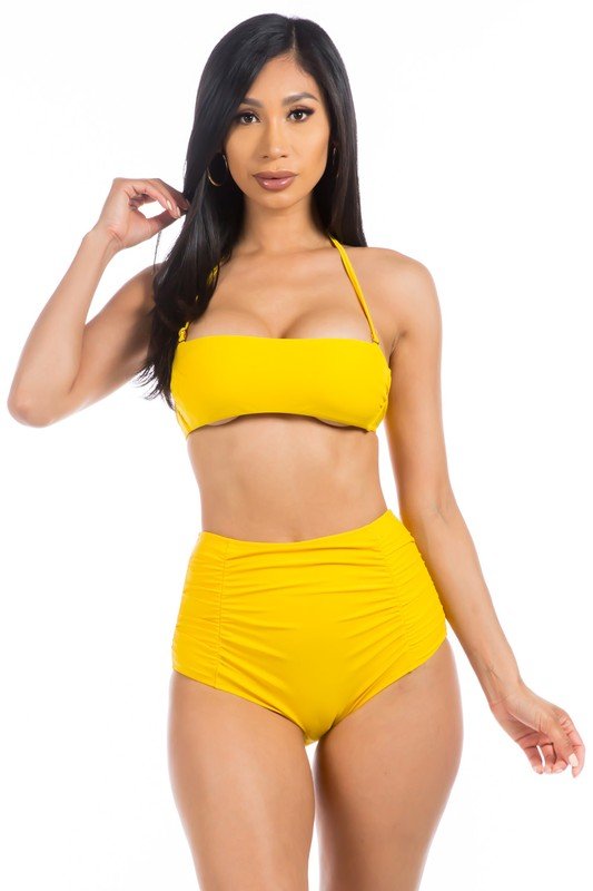 HIGH WAISTED TWO PIECE SWIMSUIT - My Threaded Apparel | Online Women's Boutique -