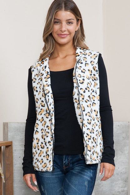 Hoodie Vest with Pockets - My Threaded Apparel | Online Women's Boutique - vest