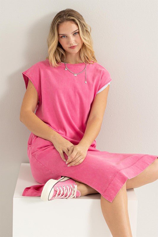 Jenna Sleeveless Midi Dress - My Threaded Apparel | Online Women's Boutique -