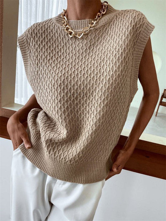 Knit Sweater Vest - My Threaded Apparel | Online Women's Boutique - sweater