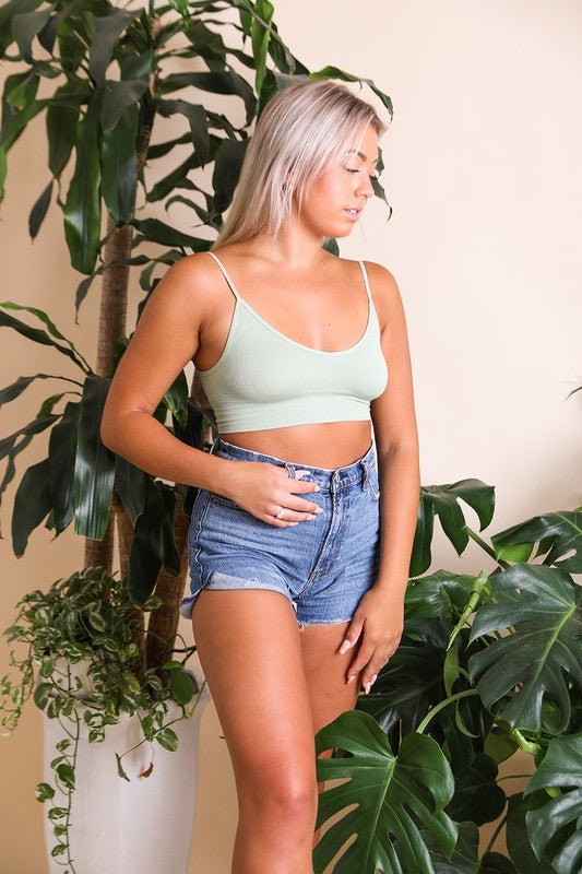 Low Back Seamless Bralette - My Threaded Apparel | Online Women's Boutique - tops