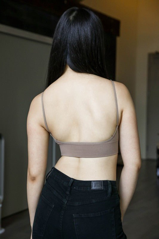 Low Back Seamless Bralette - My Threaded Apparel | Online Women's Boutique - tops