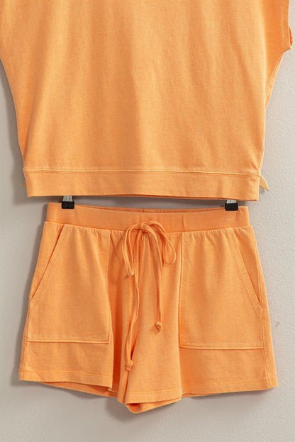 Matching Top and Shorts Set - My Threaded Apparel | Online Women's Boutique - two-piece sets