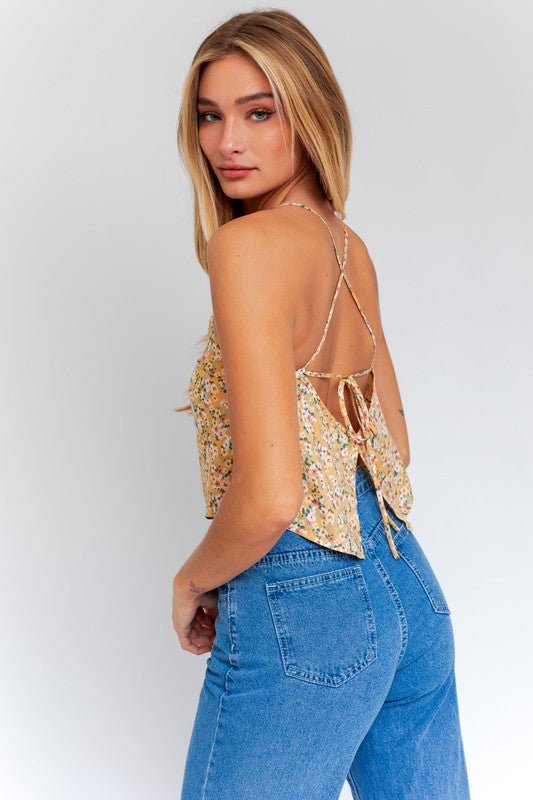 Open Back Cami Top - My Threaded Apparel | Online Women's Boutique - tops