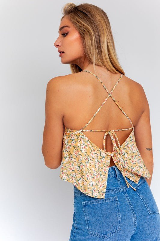 Open Back Cami Top - My Threaded Apparel | Online Women's Boutique - tops
