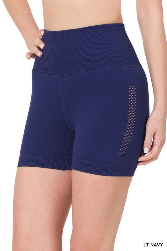 Seamless High Waisted Shorts - My Threaded Apparel | Online Women's Boutique - shorts