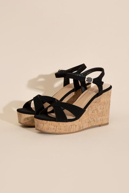 SEDONA-1 Wedge Heel Sandals - My Threaded Apparel | Online Women's Boutique - shoes