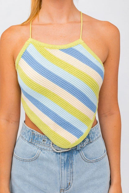 Sleeveless Knit Cropped Top - My Threaded Apparel | Online Women's Boutique - tops