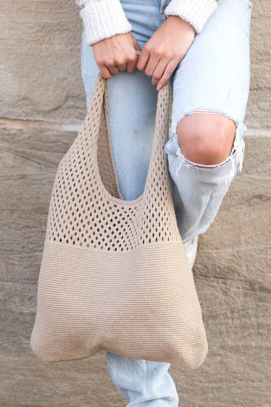 Soft Knit Hobo Bag - My Threaded Apparel | Online Women's Boutique - handbag