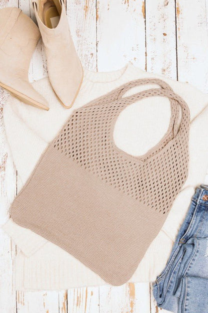 Soft Knit Hobo Bag - My Threaded Apparel | Online Women's Boutique - handbag