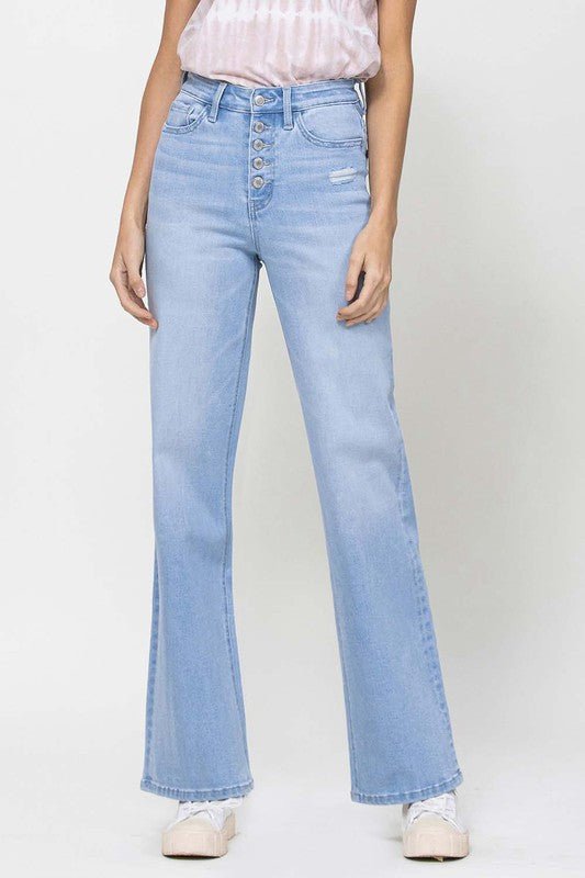 Stretch 90's Loose Jeans - My Threaded Apparel | Online Women's Boutique - denim jeans