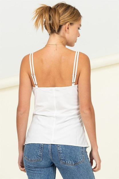 Suttle Moment Cami with Lace Top - My Threaded Apparel | Online Women's Boutique - cami top