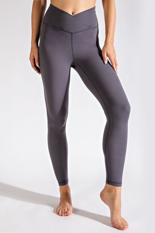 V Waist Full Length Leggings - My Threaded Apparel | Online Women's Boutique - leggings