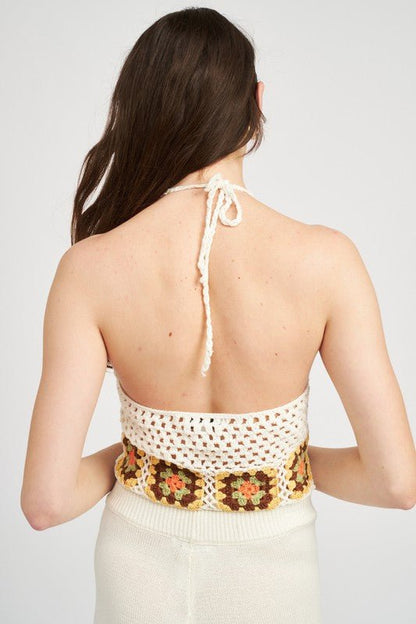 Venice Vibes Crochet Halter Top - My Threaded Apparel | Online Women's Boutique - shirt